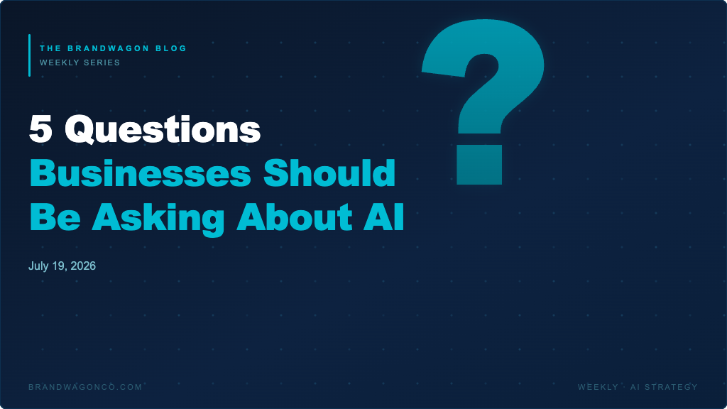 5 Questions Every Business Owner Should Ask About AI - July 19, 2026