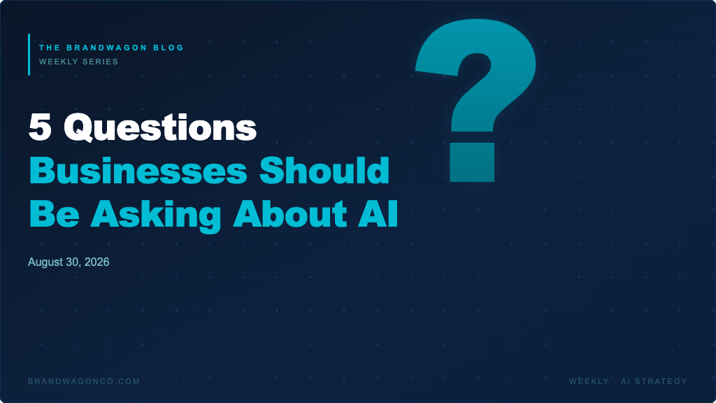 5 Questions Every Business Owner Should Ask About AI - August 30, 2026