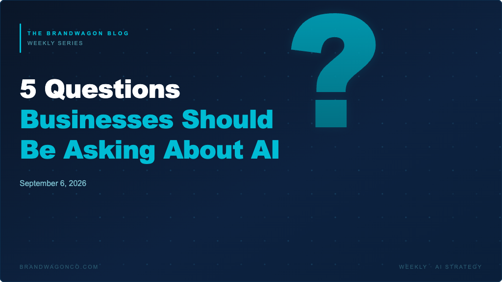 5 Questions Every Business Owner Should Ask About AI - September 6, 2026